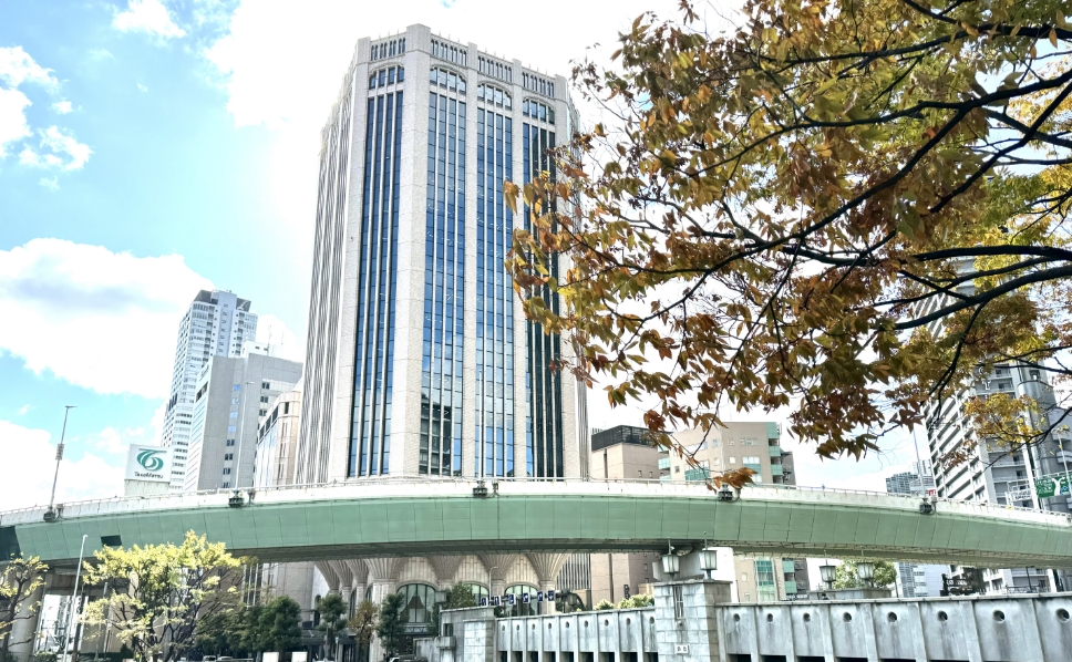 「錦橋」と大同生命大阪本社ビル（大阪市西区） イメージ