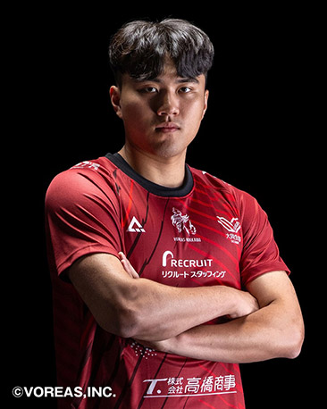 ヴォレアス北海道 張育陞選手