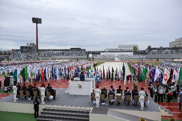 「SAGA2024全障スポ」開会式の様子