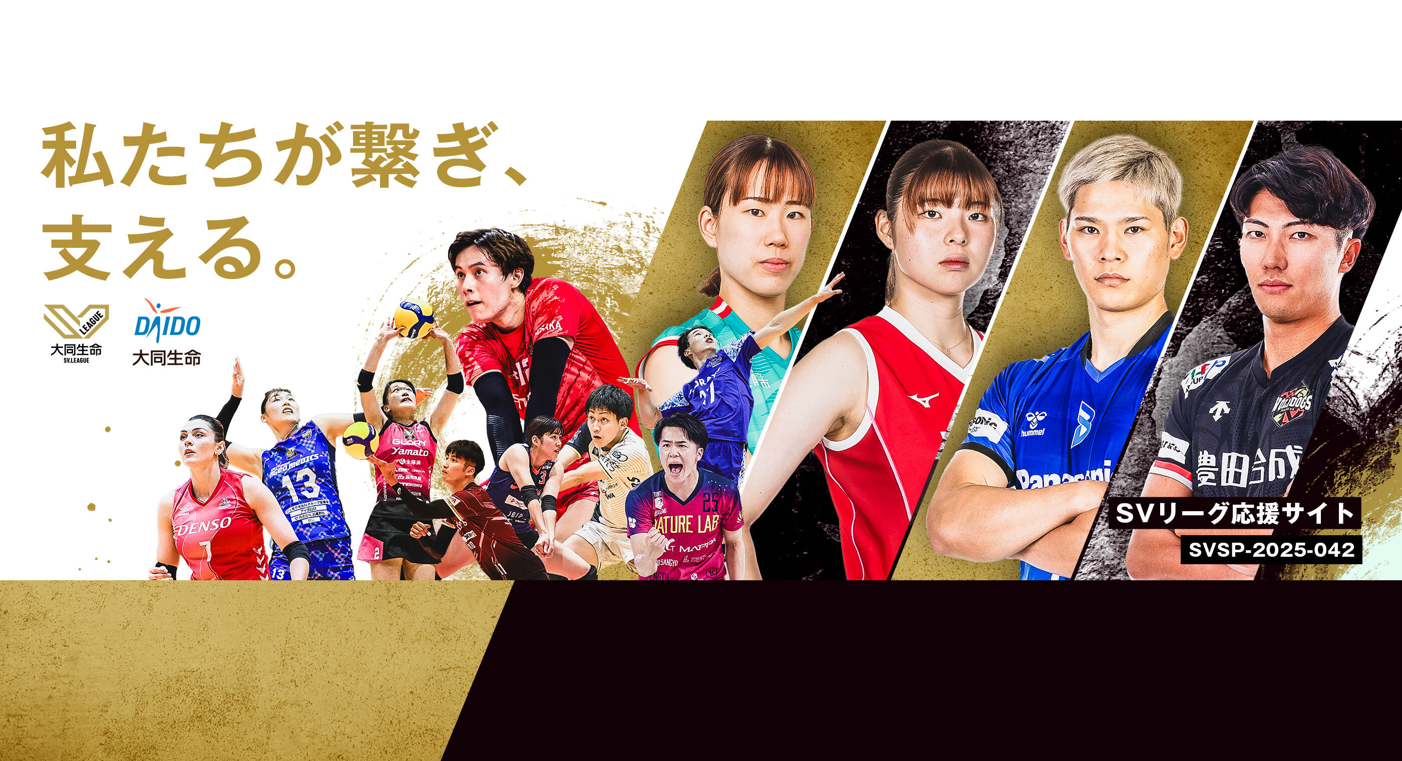 次の正解標準をここから。大同生命SV.LEAGUE ATTACK THE TOP